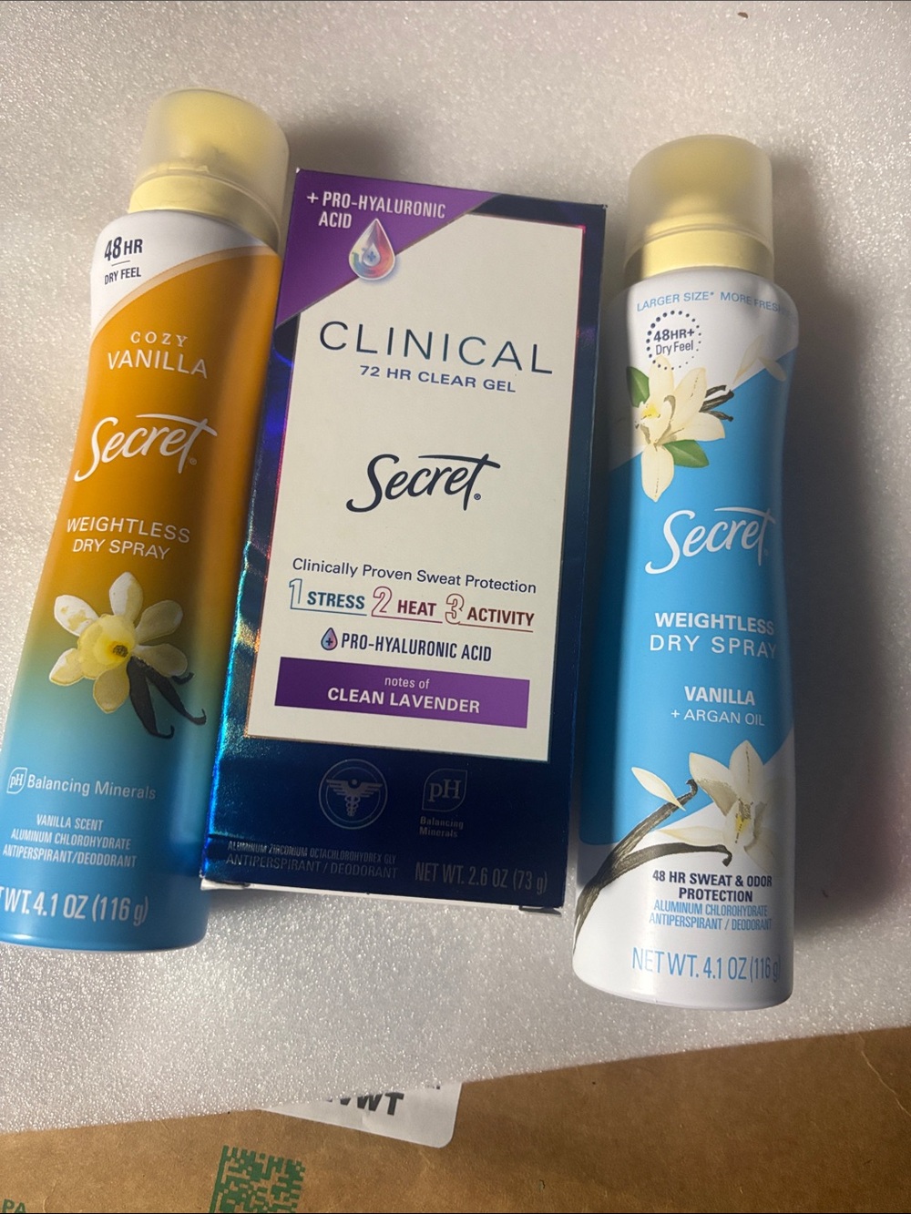 Clinical 72 HR Clear Gel Antiperspirant Deodorant - Clean Lavender (Purple) +2